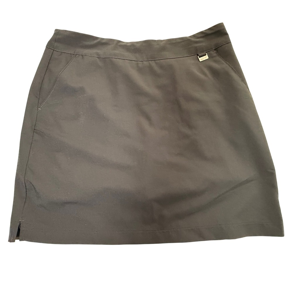 Greg Norman Womens Golf Skort Size 2 BLACK Activewear